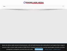 Tablet Screenshot of macrowebmedia.it